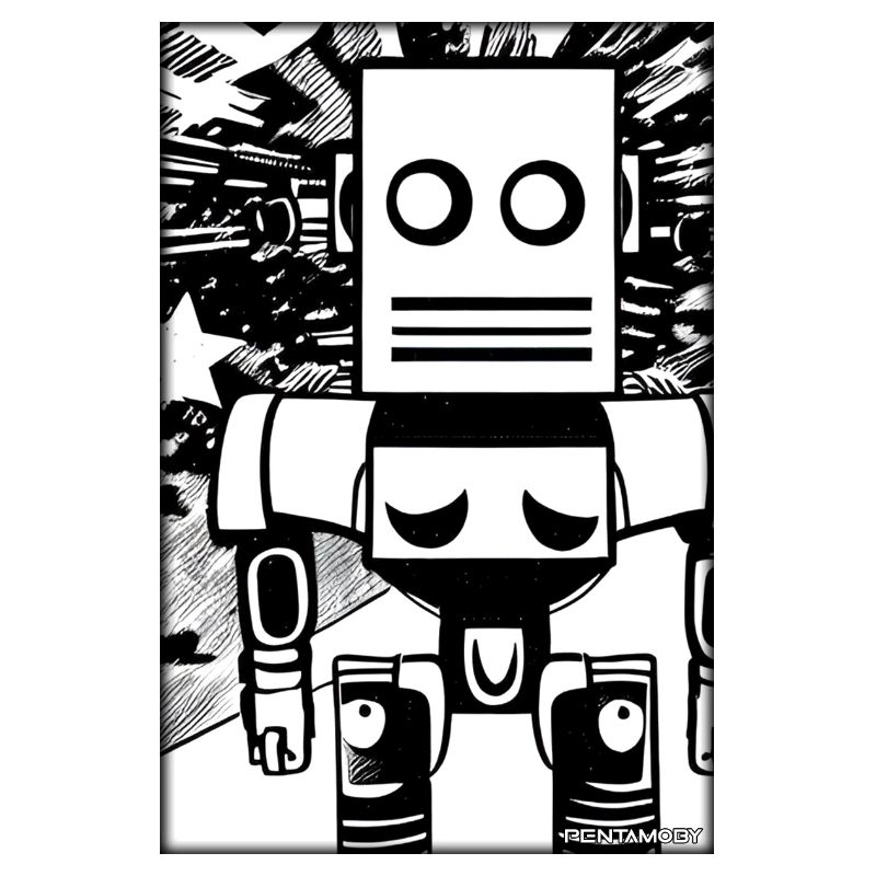 Robot Comic Future Cyborg Machine Technology