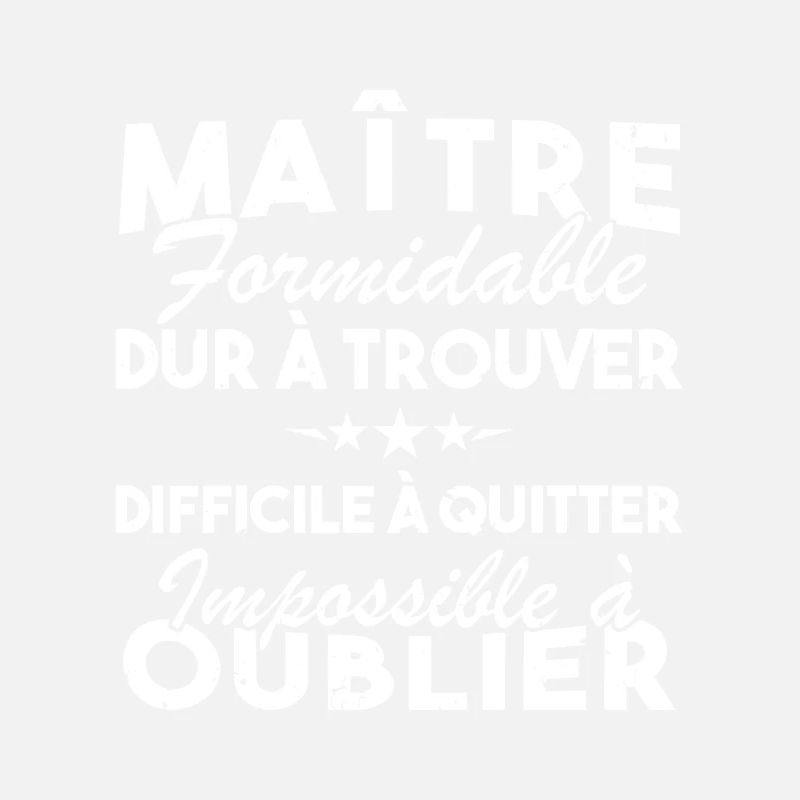 Maître formidable, Cadeau Maître école