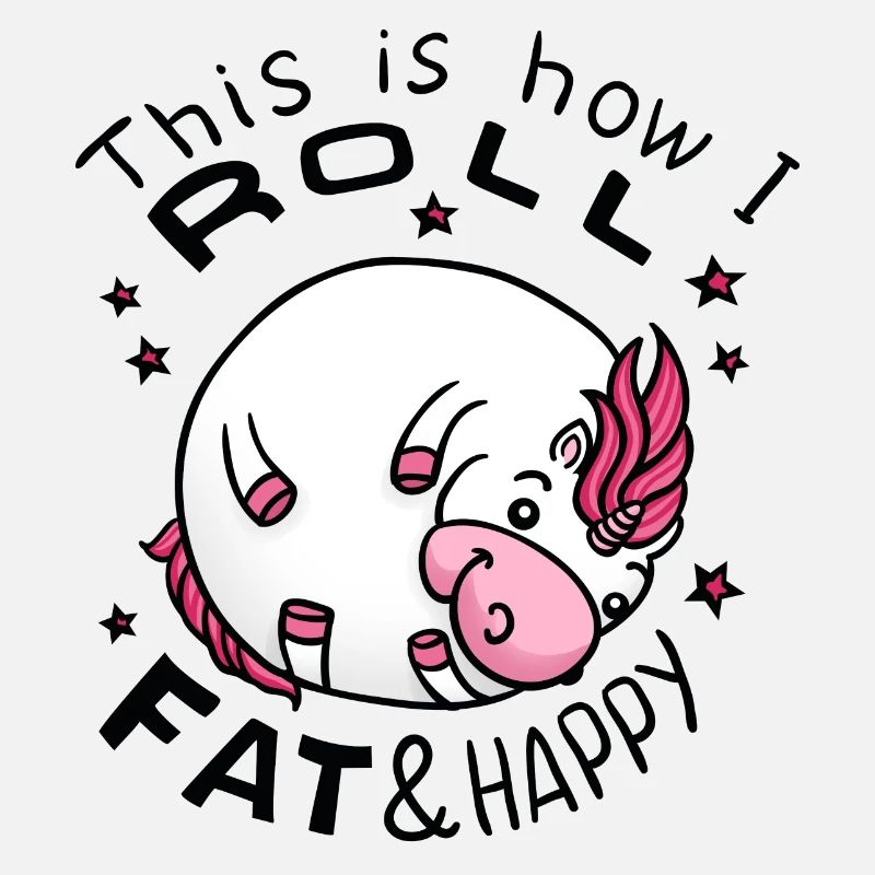Dickes Einhorn - Einhorn Geschenkidee