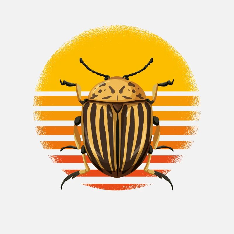 Retro Stripe Pattern for Nature Lovers