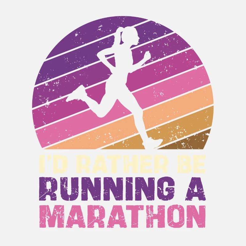 Lieber Einen Marathon Laufen Silhouette