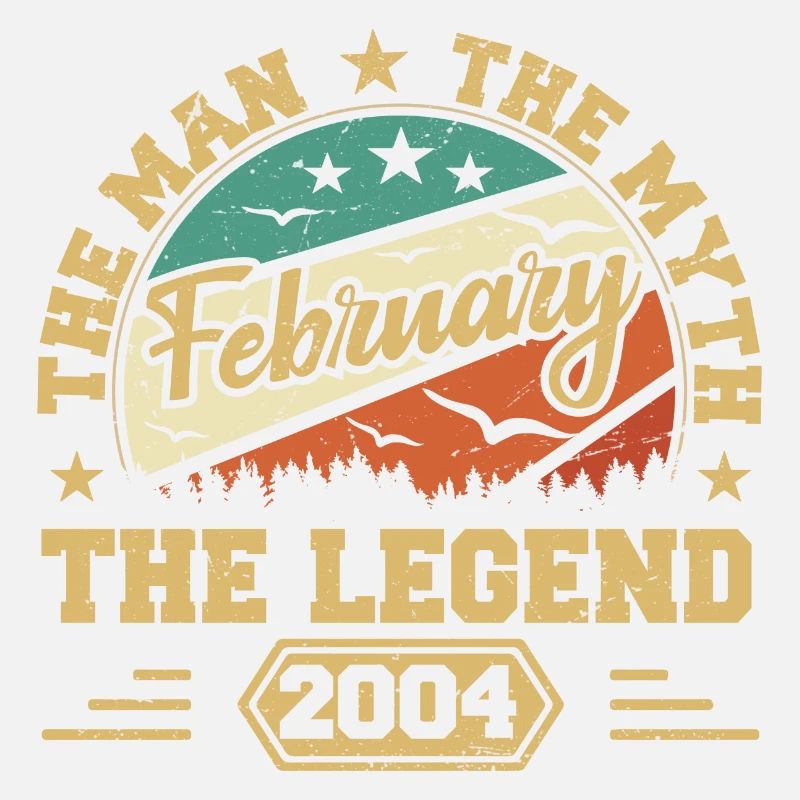Geburtstagsgeschenk - geboren im Februar 2004