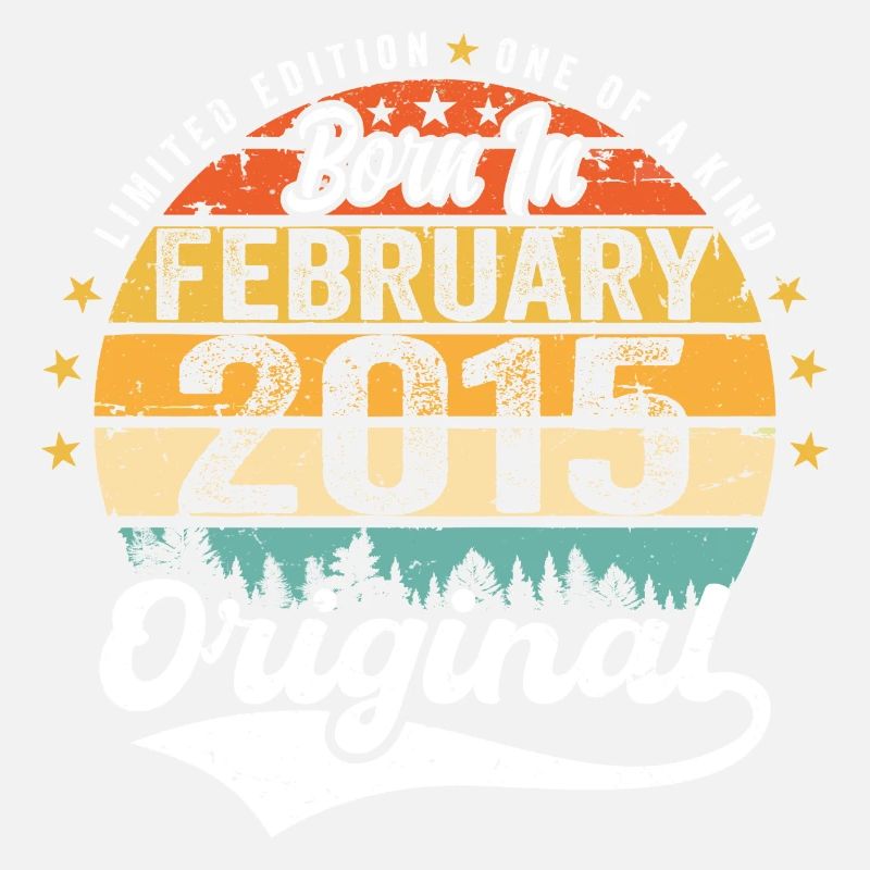 Geboren im Februar 2015 - Geburtstagsgeschenk