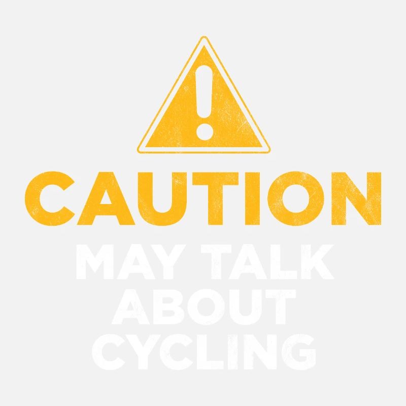 Vorsicht kann über das Radfahren sprechen