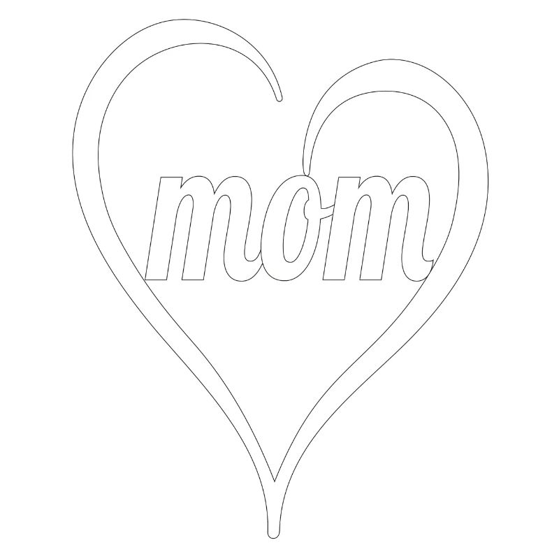 MOM Motiv | Muttertags- oder Geburtstagsgeschenk