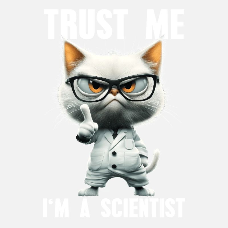 Trust Me I'm A Scientist Meme Wissenschaft Katze