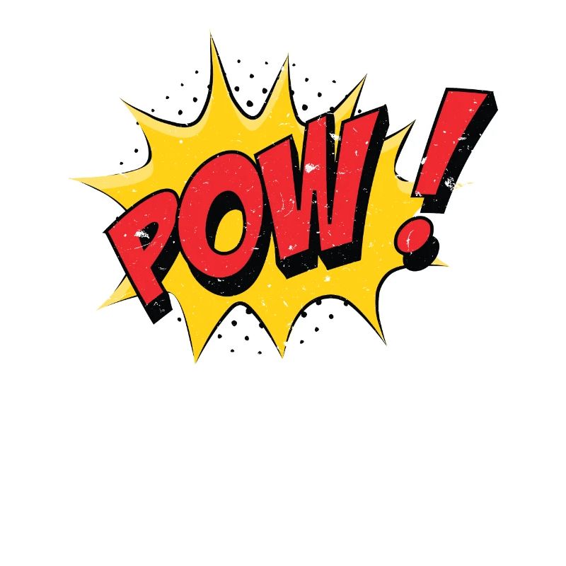 POW! Comic Speech Bubble - Cartoon Funny Pop Art