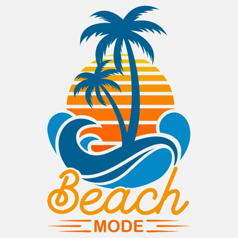 Beach Mode On Summer Vacation Tropical Gift