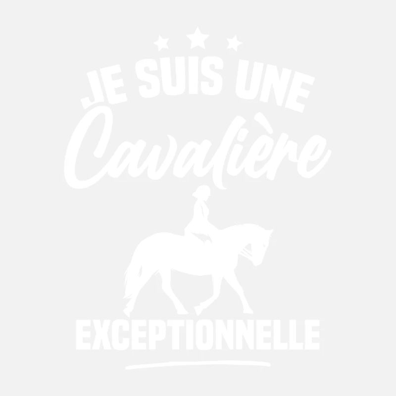 Je suis une cavalière exceptionnelle
