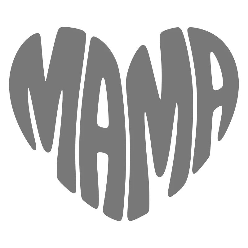 Mama Herz Form Mutter Herzform Muttertag Geschenk