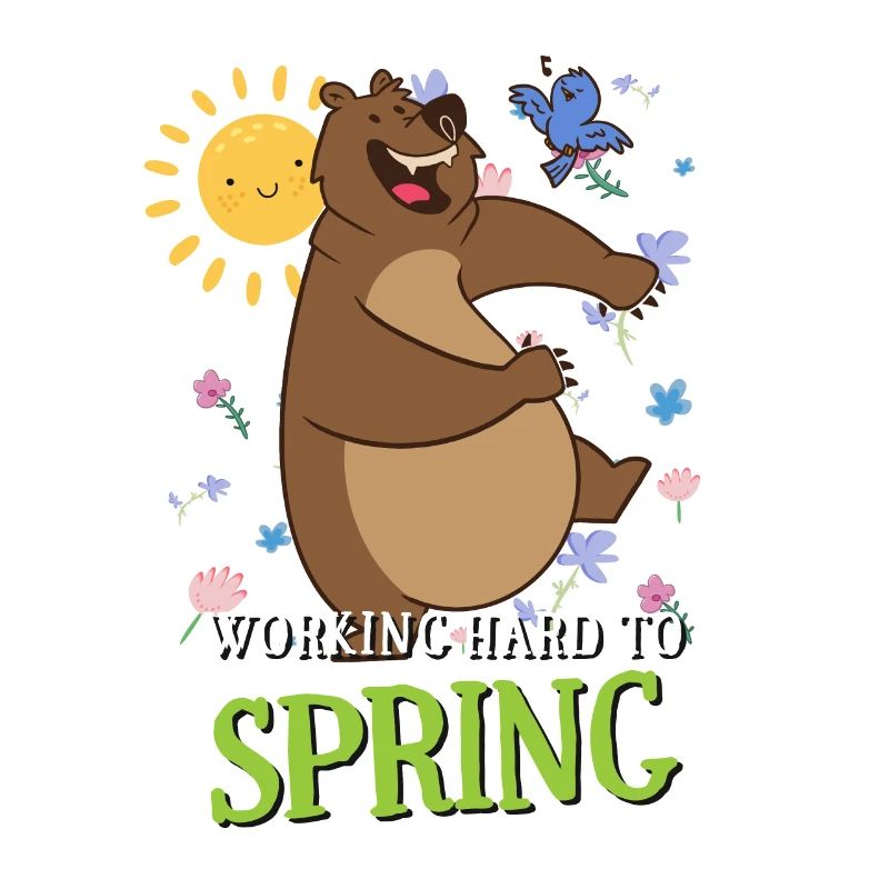 Working Hard To Hate Spring Allergiker Spruch