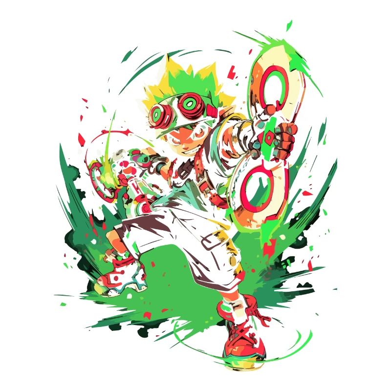 Waldjunge: Gaming-Legende mit coolem Flash Design