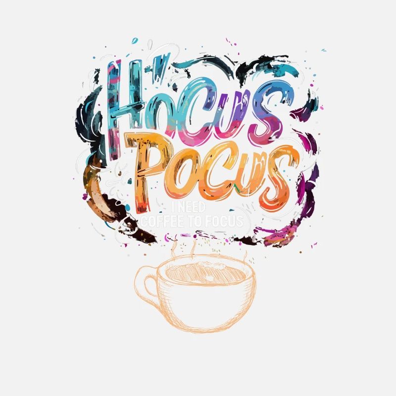 Hocus Pocus Café coloré Halloween Drôle
