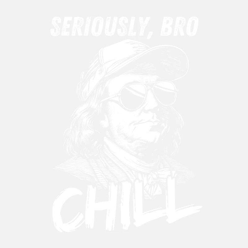 Seriously Bro Chill Benjamin Franklin Meme Figurine