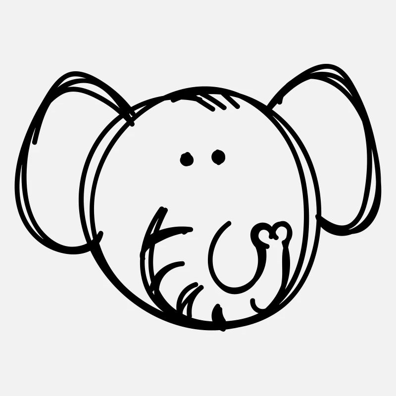 Elefant Zeichnung
