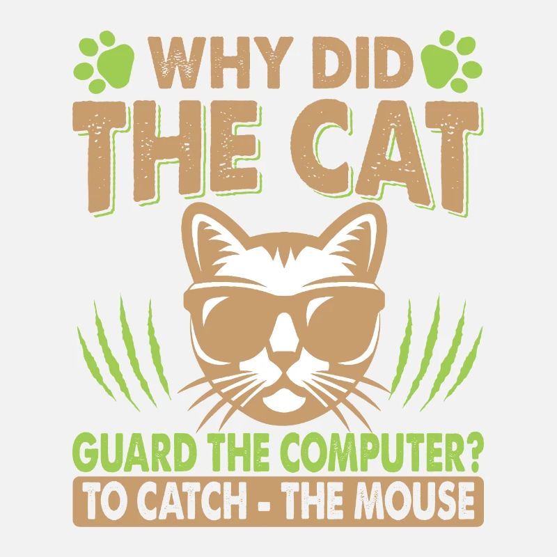 Why Did The Cat Guard The Computer? - Dad jokes