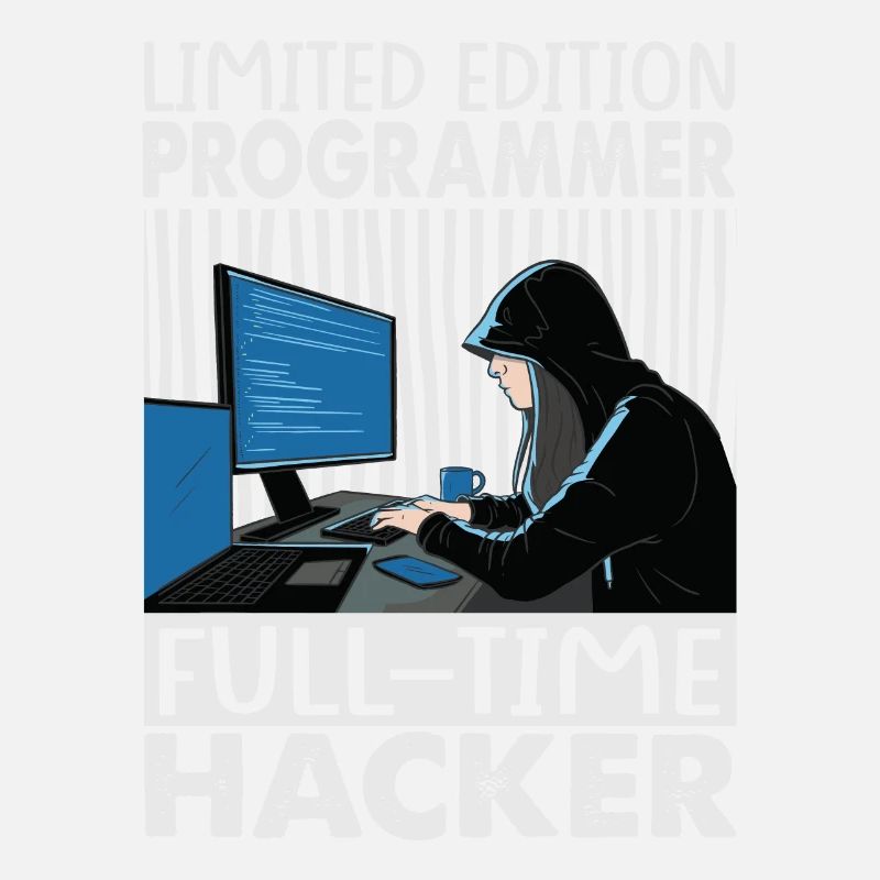 Limited Edition Programmer Full-Time Hacker - Funn