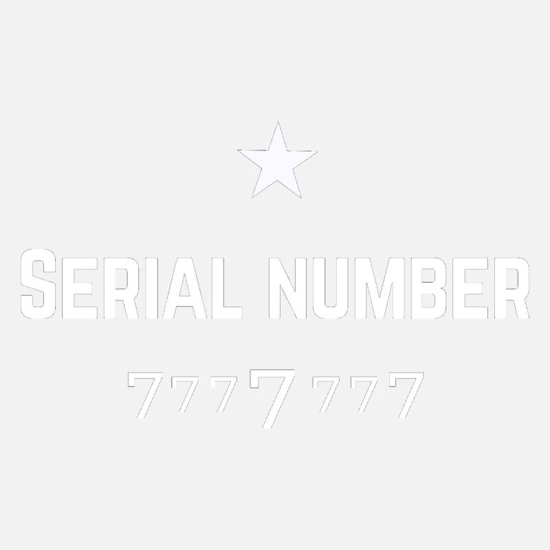 Seriennummer 7777777 (Stern)