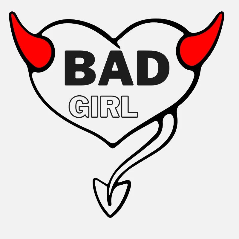 Bad girl devil devil heart demon devil heart