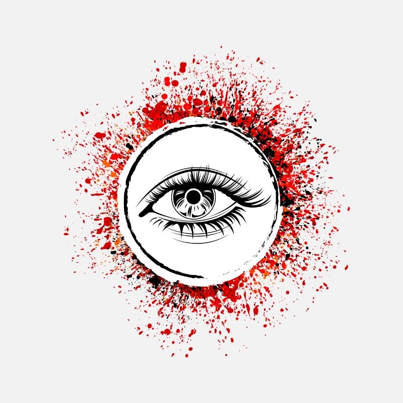 Eye symbol eyelashes
