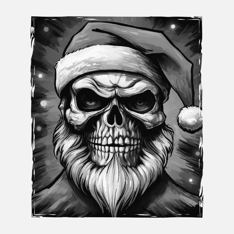 Weihnachtsmann Totenkopf