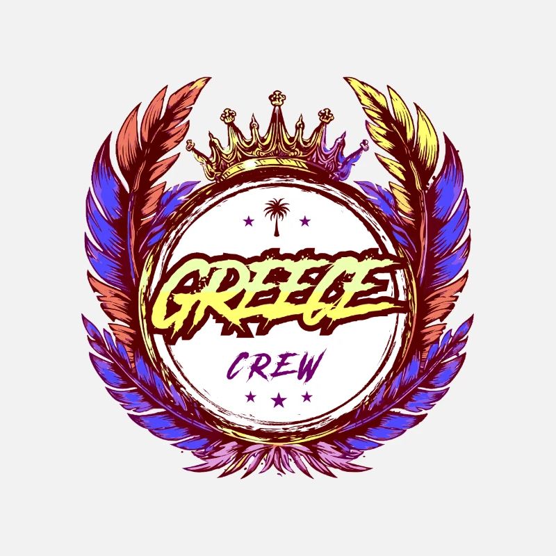Grèce Crew Coloré