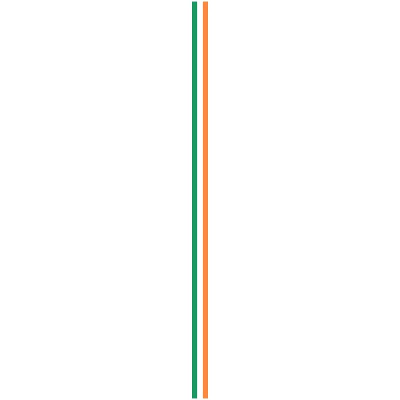 Drapeau de l’Irlande à rayures