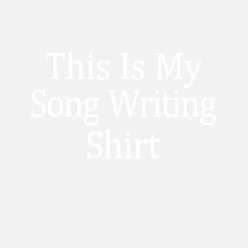 Ceci est mon écriture de chanson