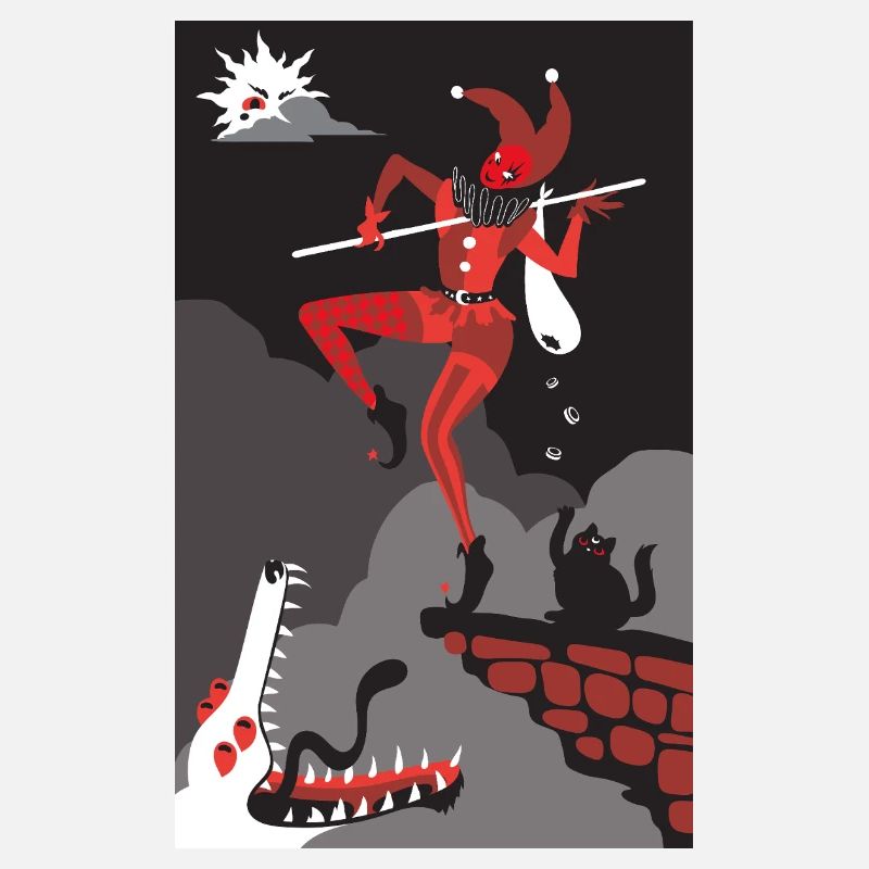 Der Narr - Tarot Große Arkana Illustration
