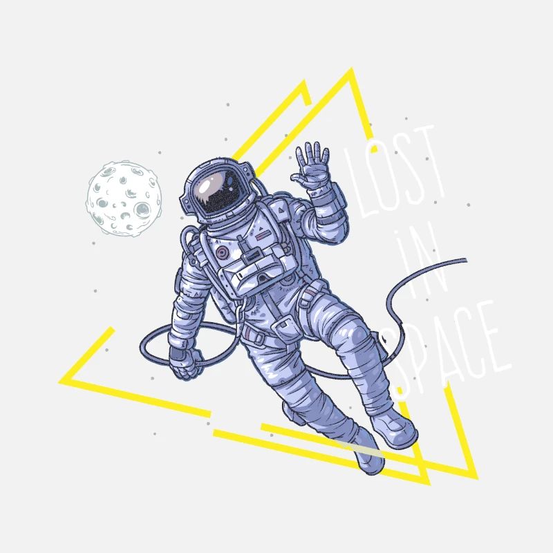 Spruch Sprüche Geschenk Lost in Space