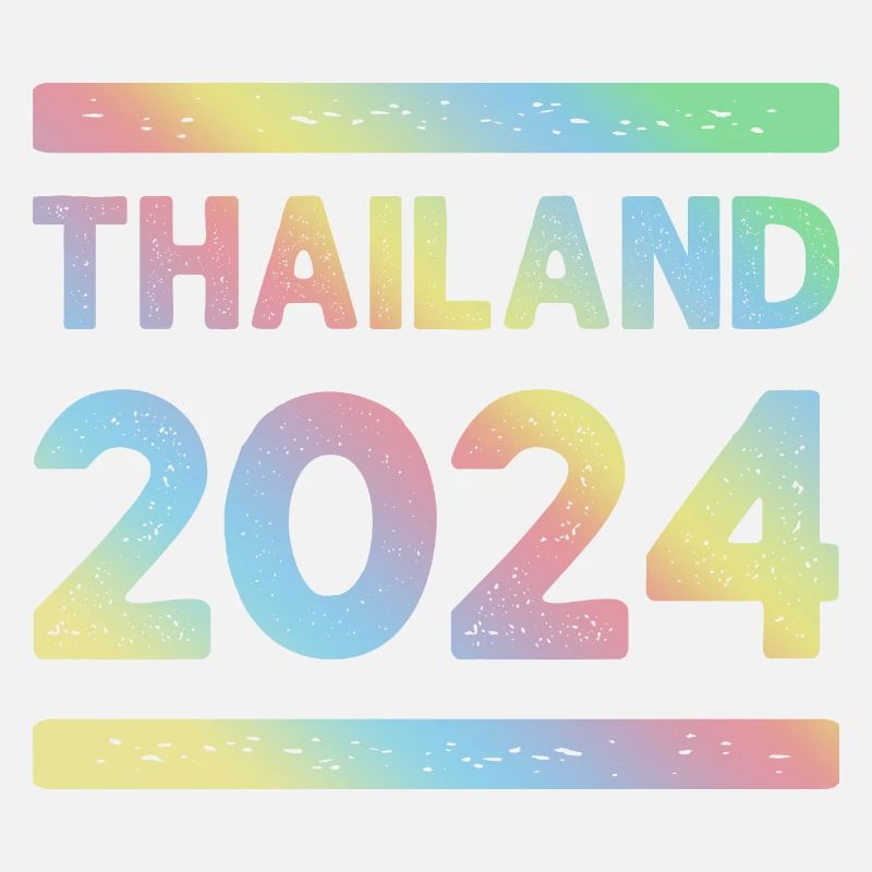 Thaïlande 2024 Équipe de vacances colorée