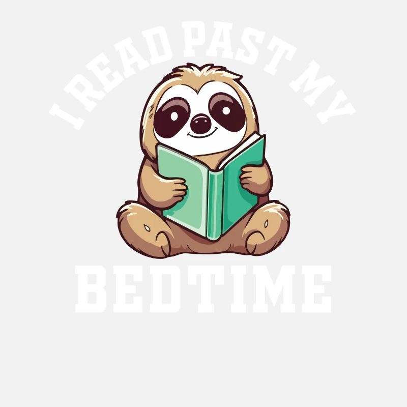 Ich Lese Nach Der Schlafenszeit Lesen Faultier