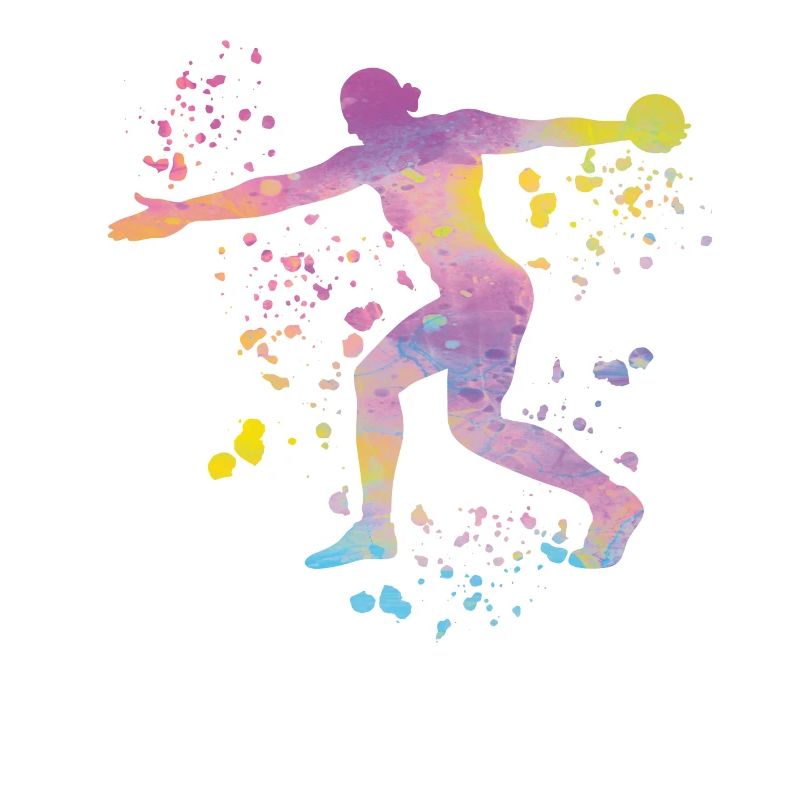 Diskuswerfer Colorsplash Diskuswurf