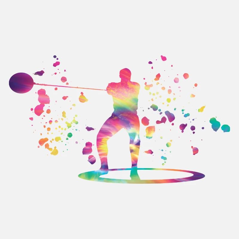 Hammer Thrower Colorsplash Hammer throwing