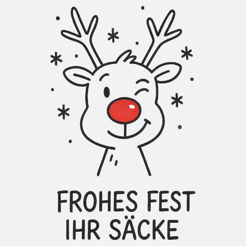 Joyeux Noël, espèce de renne à sacs Rudolph
