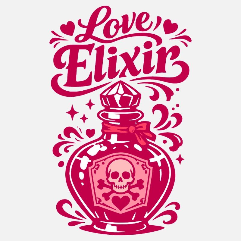 Bouteille de cœur Élixir d’Amour | La Saint-Valentin