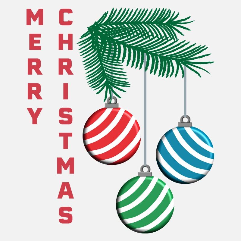 Branche de joyeux Noël avec des décorations de Noël