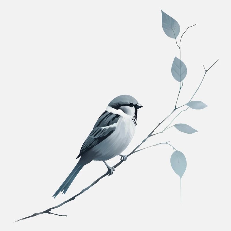Sparrow on branch