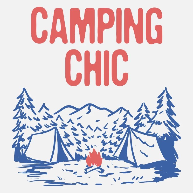 Camping Chic Summer Camper Tropical Camp Couples