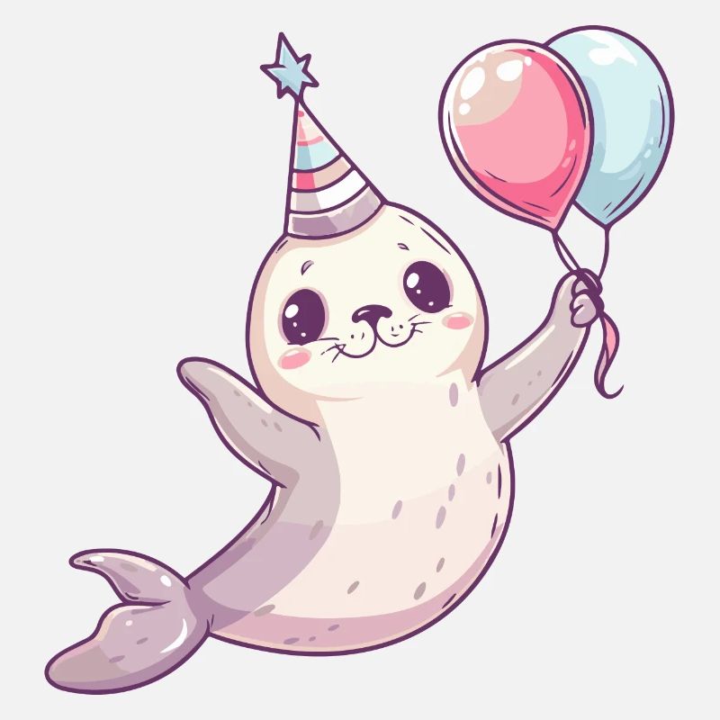Robbe Tier Geburtstag Comic