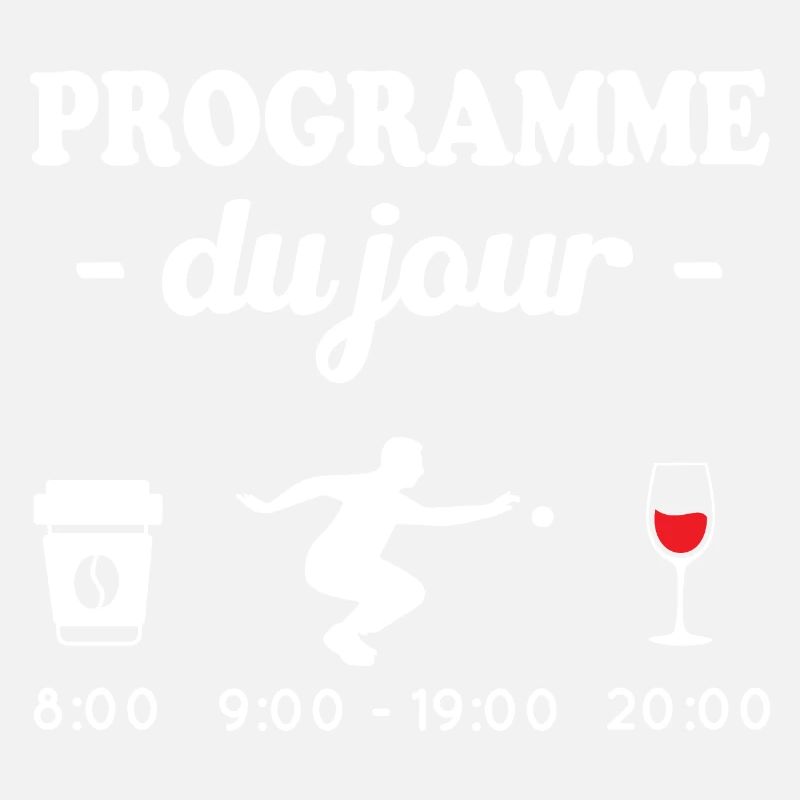 Pétanque le programme, Programme du jour pétanque