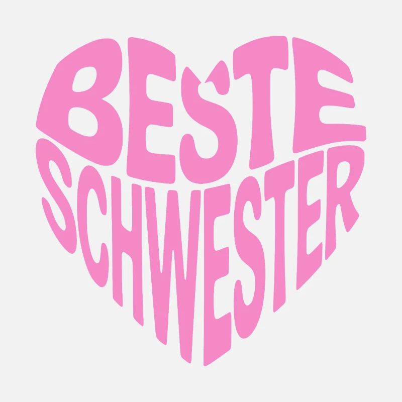 Beste Schwester Herz Spruch
