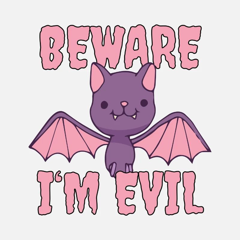 Cute Halloween Bat Funny Saying