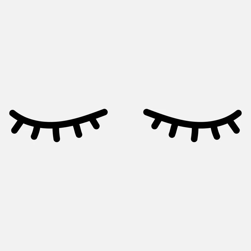 Closed eyes