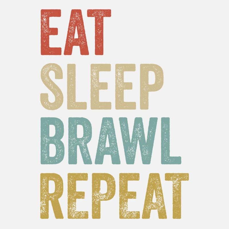 Manger Sleep Brawl Répéter