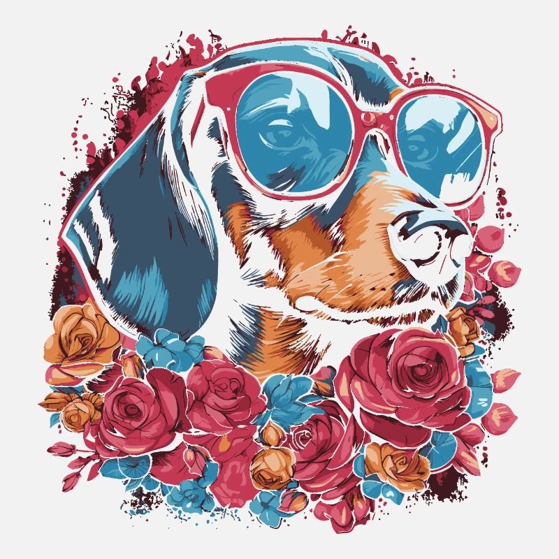 Teckel fleur