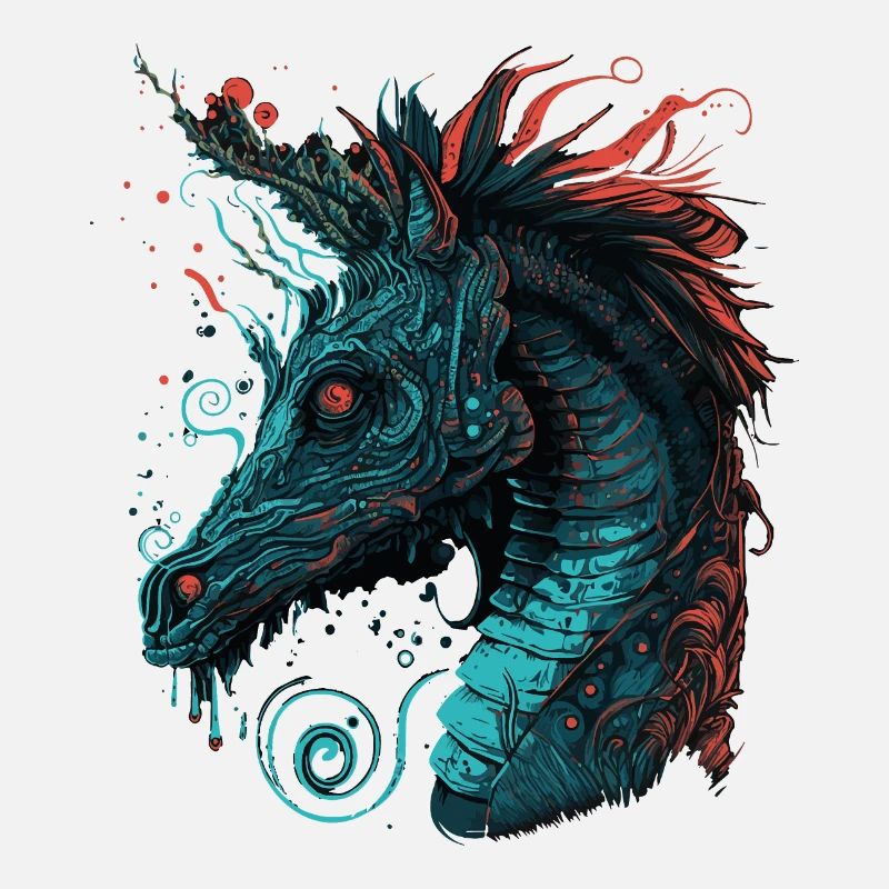 Seepferdchen Einhorn