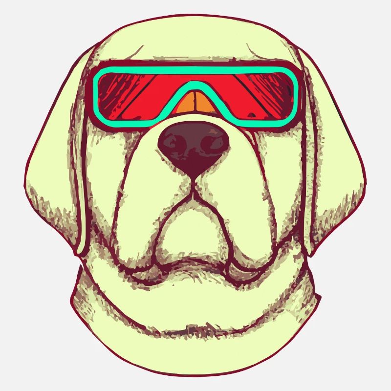 Retrofuturismus Labrador Hund Retriever