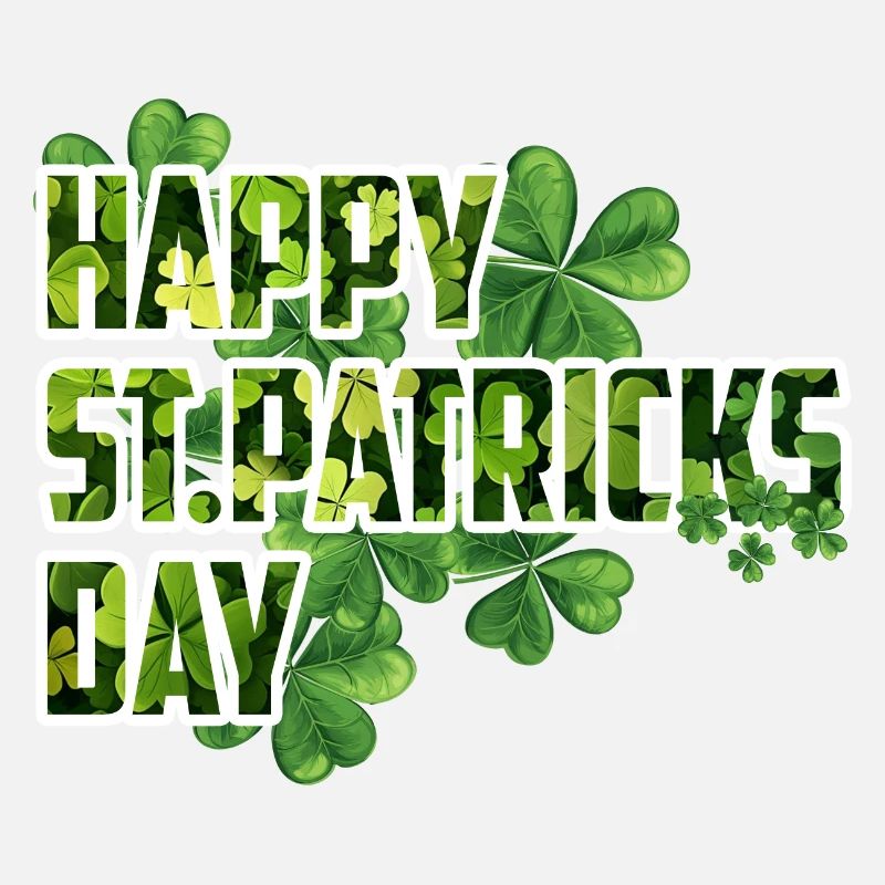 Joyeuse Saint-Patrick - Shamrock Design