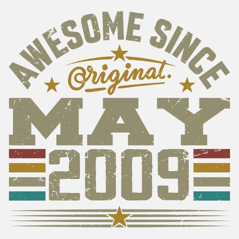 Vintage May 2009 May 2009 Born in May 2009 Original